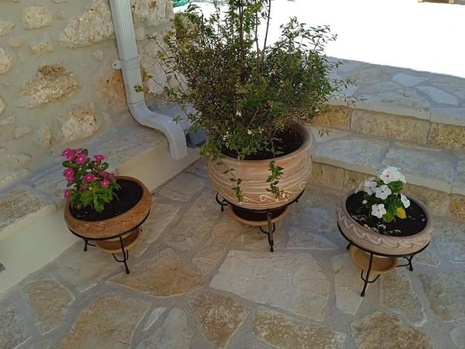 הוילה Kariá La Casa Di Bella A Tradional Stone House With Barbecue מראה חיצוני תמונה